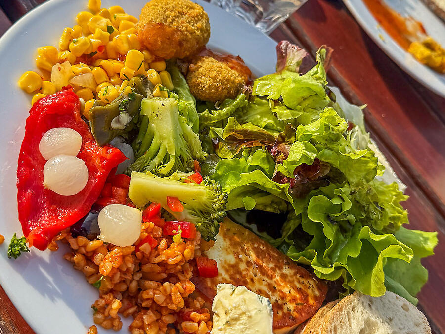 Leckere vegetarisches Essen ZIST