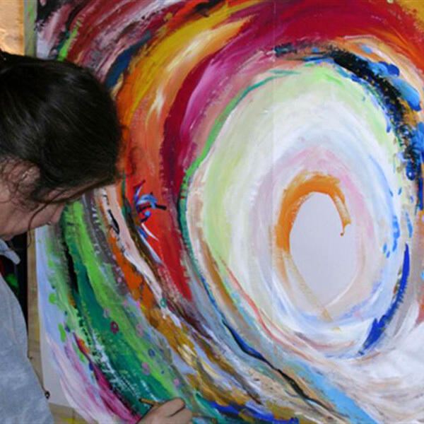 Point Zero Painting - Kreativer Workshop in ZIST mit Kathrin Franckenberg | Intuitive Malerei und Selbsterfahrung