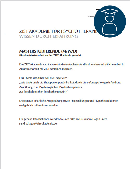 MASTERARBEIT an der ZIST Akademie