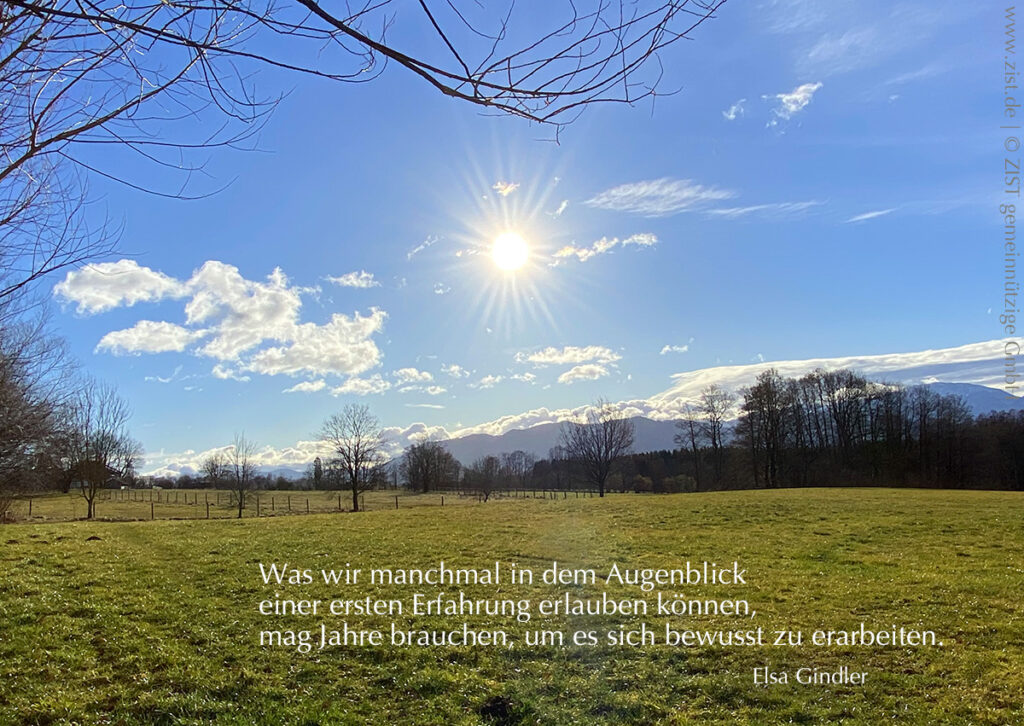 Augenblick der Erfahrung - Gindler