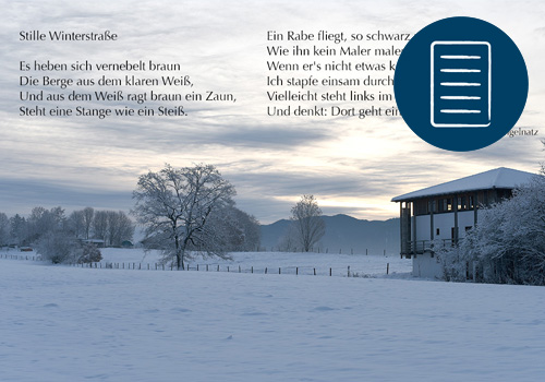 WINTERSTRASSE | Joachim Ringelnatz